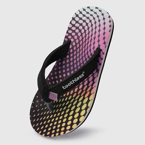 Image of toothless Kids Printed Flip Flop | Soft EVA Sole | Anti-Slip | Comfortable Wear | Lightweight | Durable | Summer Footwear for Boys & Girls | Casual Slippers