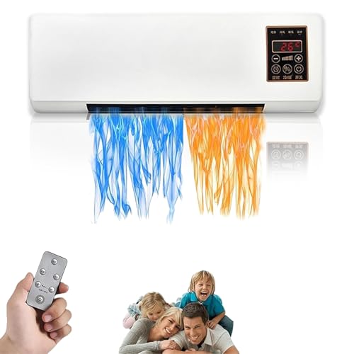 Climafy Air Conditioner, Split Max Air Conditioner, Climafy Portable AirConditioner, Wall Mount Ac Unit, Mini Wall Mounted Airconditioner (Pure White)