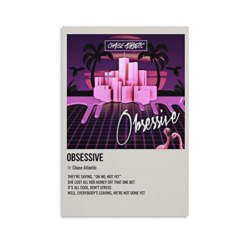 Poster Chase Atlantic OBSESSIVE deco tendance pour creer un style studio dans votre chambre