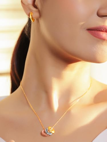 Image of Rubans Pendant Western Style Jewellery Set Gift for Women & Girls
