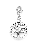 Heather Needham Sterling Silver Life Tree Charm - Size: 12mm. Yggdrasil clip on charm. Gift boxed 8097TR/B41HN