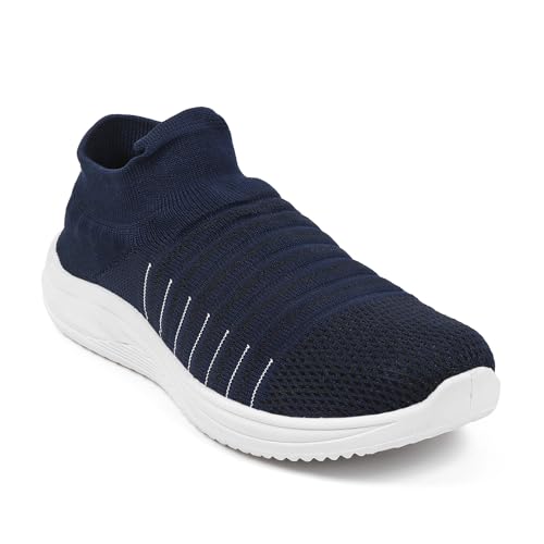 Image of XENIX Light Weight Breathable Knitted Men Socks /Slip-on Sports Shoes for Jogging & Cycling, Training |Premium Socks Sports Shoes|Eva Socks Knitted Running Shoes