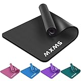 Esterilla de entrenamiento grande: con una esterilla de yoga de 185 x 90 x 1,5 cm de grosor, puedes estirar tu cuerpo fácilmente. La esterilla de entrenamiento se puede utilizar para diferentes ejercicios como yoga, pilates, HIIT, etc
