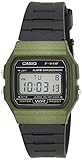 12-/24-stunden-format Casio Collection Unisex-Armbanduhr F-91WM-3AEF