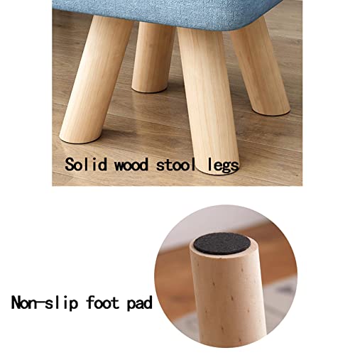 Repose-pieds carrés 26cm motif chien avec assise rembourrée confortable
