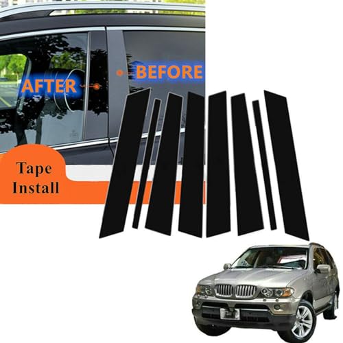 Kits de cubierta de postes de pilar para BMW X5 E53 2000-2006 y decoración de puertas 2