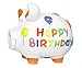Produktbild KCG Keramik Sparschwein HAPPY BIRTHDAY ca. 17cm x 15 cm
