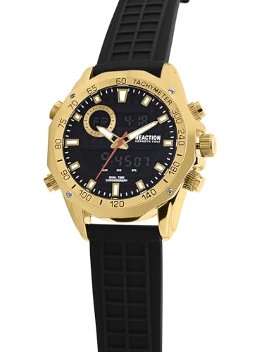 Image of Kenneth Cole Reaction Digi-Analog Army Green Dial Watch for Men - KRWGP0070604