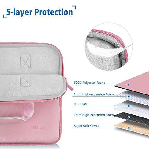 Image of Laptop Sleeve 13 Inch Case for 2018-2020 MacBook Air A2179 A1932, MacBook Pro A2251 A2289 A2159 A1989 A1706 A1708, Water Repellent Elastic Neoprene Notebooks Bag with Small Case,P02K01