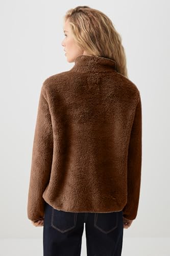 Image of ColorChakra Womens sherpa fur jacket for women superwarm leight weight fabric Plus size sweatshirt M to 5XL