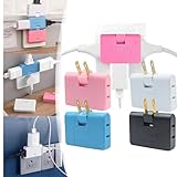 Rotatable Socket Converter – 3-Way Foldable Swivel Outlet Adapter, 2-Prong Rotating Plug for Home, Travel & Office, 2500W High-Power Multi-Outlet Plug (4-Pack)