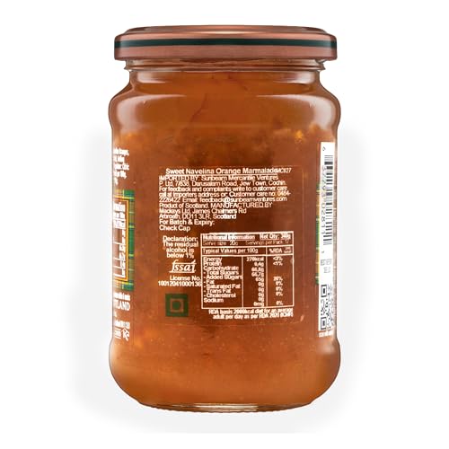 Image of Mackays Sweet Navelina Orange Marmalade 340g | Made with Real Navelina Oranges | Traditional Copper Pan Cooked | Vegan | Imported from Scotland