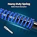 AIPSET Golf Cart Shock Absorber Compatible with EZGO TXT/Medalist 1994-up, TXT Shocks with Extenders, Front Rear Coil Over Heavy Duty Shock, OEM# 70928-G01, 70630-G01, 76418-G01, 2PCS, Blue