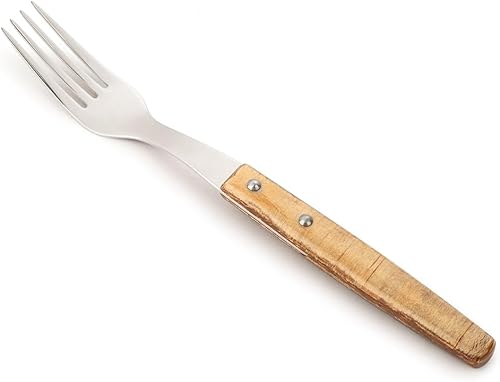 ARCOS Tenedor para carnes de acero inoxidable nitrum de 8 pulgadas. Mango ergonómico POM de polioximetileno y hoja de 3.543 in. Serie Mesa. Perfecto