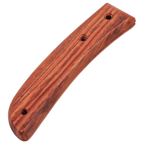 Cabilock Mango de Cuchillo de Madera Rústica Reemplazo Ergonómico para Cocina Cómodo y Práctico Empuñadura de Madera Natural para Reparación de Cuchillos de Corte