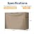 VIVOHOME 5ft Firewood Log Rack Cover, Heavy Duty 600D Oxford, Double Layer Outdoor Weather Resistant with 5ft Heavy Duty Indoor Outdoor Firewood Storage Log Rack with Cover Combo