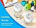 Sippy Spout Nipples for Philips Avent Natural Baby Bottles, My Grippy Spout Sippy Cup and Natural Trainer Sippy Cup, Food Grade Soft Silicone, Variable Flow, 6m+, 4 Count