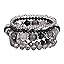 FULU AUTUMN Collana Lunga Da Donna In Argento Con Due Fili, Cristalli E Conchiglie. Elegante E Ipoallergenica, Regalo Perfetto.