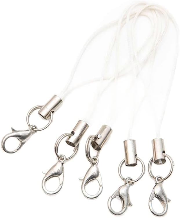 Mobile Phone Rope 20pcs Strap Charm Lariat Lanyard,Phone Charm with Lobster Clasp Cords for Cellphone/USB Drive/Keychain/DIY Jewelry Accessories Phone Accessories,Cell Phone Charms