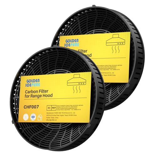 2x Filtre à charbon actif de remplacement pour différentes hottes de AEG 4055171138 405517113-8 4055217501 Elica CFC0038668 Bauknecht de GOLDEN ICEPURE