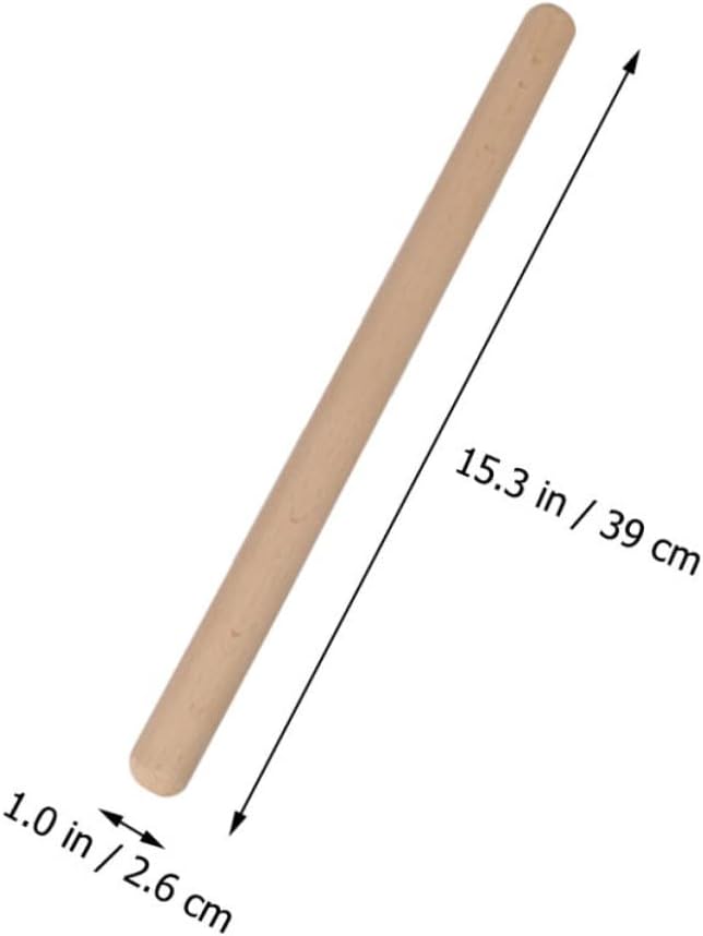 Bakery Equipment,Rolling Pin, Baking Rolling Pin Set of 2 Wooden Dough Rollers for Evenly Pasta Cookies Pastry Fondant Dumpling Wrappers