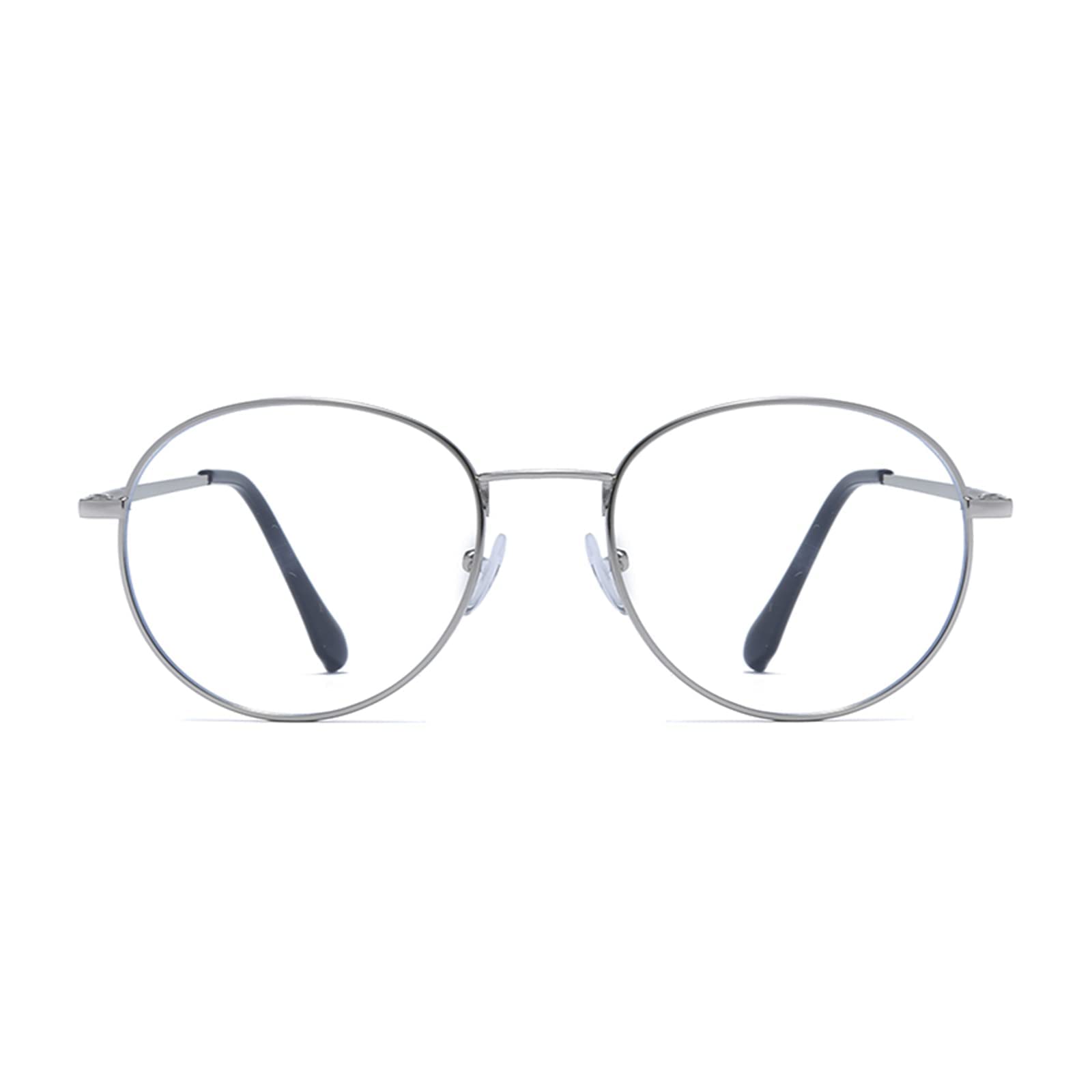 LJCZKA Photochromic Blue Light Blocking Glasses for Women Men Round Computer Glasses Anti Fatigue Eyestrain Headache - Image 3