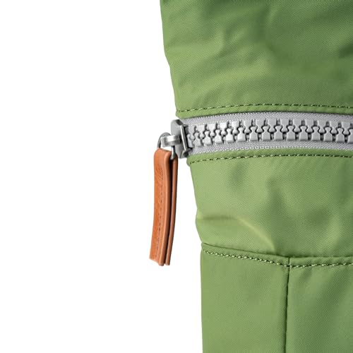 ROKA Canfield Roll Top Backpack for Women & Men - Large Nylon Roll Top Rucksack w/Magnetic Closure - Work, School, Travel Backpack - Avocado Green - Image 5