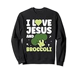 Photo Gallery i love jesus and broccoli felpa Photo Gallery i love jesus and broccoli felpa