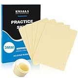 A4 Peau Synthétique 3MM Tatouage Peau en Silicone, 5Pcs Fausse Peaux Tatouage 3 mm x 295 x 195 mm Tattoo Skin Fake Skins