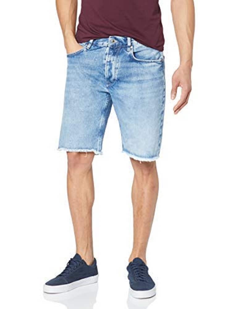Pepe Jeans Men's Blue (Denim 000) Belife Shorts, W28 (Size: 28)