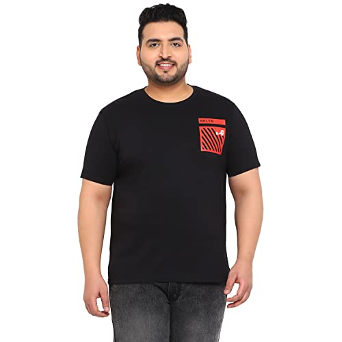 Image of Urbano Plus Men's Graphic Printed Half Sleeve Regular Fit Cotton T-Shirt