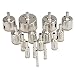 Produktbild TIMESETL 15Stück Lochsäge Diamantbohrer Fliesen Glasbohrer, Diamant Lochsäge Bohrer Set Ø 2mm-50mm Fliesenbohrer Hohlbohrkrone Werkzeuge für Glas Fliesen Keramik Porzellan Keramikfliese