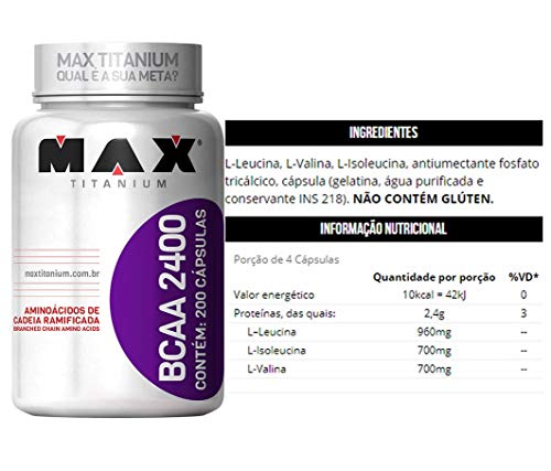 Palatinose 400g + Bcaa 2400mg X 100 Cápsulas 2= Frete Grátis