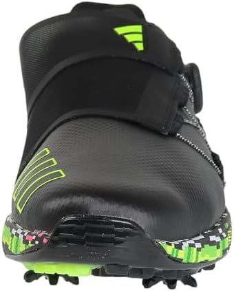 adidas(アディダス Men's Golf Shoe, core Black/core Black/Lucid Lemon, 24.5 cm | Image 3