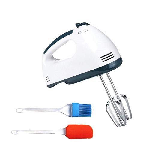 Finalize Hand Mixer Beater Blender for Cake Baking Electric Hand Mixer High Speeds Roasting Appliances Cream 7 Speed Mixer Kitchen Baking Tools Free Spatula and Oil Brush