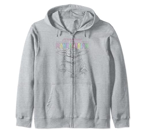Grogu Meditating Zip Hoodie Star Wars veste à capuche pour adulte et ado