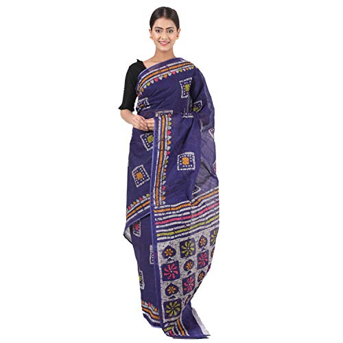 Image of TAMAIRA FASHION Mulmul Pure Cotton Saree For Woman Batik Printed |Office Wear Daily Wear Sarees For Women Without Blouse Piece(Available in 9 Colours)