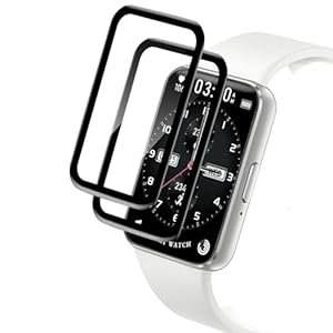 2 Stück für Panzerglas Schutzfolie für Samsung Galaxy Fit 3 - HD 3D Vollständige Abdeckung, 9H Härte Anti-Kratzer, Displayschutzfolie, Hohe Touch-Empfindlichkeit, Anti-Fingerabdruck Schutzglas