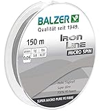 Balzer Iron Line Micro Spin 150m 0,05mm 3,8kg grau geflochtene Schnur