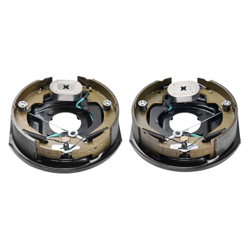 Vevor 4-HOLE MOUNTING Electric Trailer Brake Assembly, 10 Inch X 2-1/4", 1 Pair Self-Adjusting Electric Brakes Kit For 3500 Lbs Axle, 4-Hole Mounting, Backing Plates For Brake System Part Replacement thumb #9