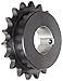 Browning H5019X 1 3/8 Finished Bore Roller Chain Sprocket, Single Strand, Steel, Hardened Teeth, 19 Teeth