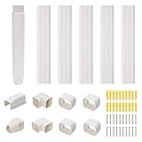 Juego de mini línea dividida de 3 pulgadas, color blanco