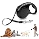 Rollleine Hundeleine 5m für Hunde,Hundeleine Ausziehbar,Sicherheitsarmband für Rollleine Hundeleine,Hundeleine Handgelenkriemen,Hundeleine für Hunde,Hundeleine Ausziehbar mit Griff,für Spaziergänge