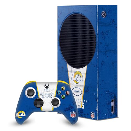 Skin Xbox Series S NFL Los Angeles Rams pour masquer les rayures de votre console de jeux
