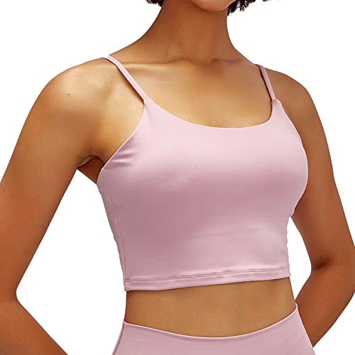 Image of Lemedy Women Padded Sports Bra Fitness Workout Running Shirts Yoga Tank Top