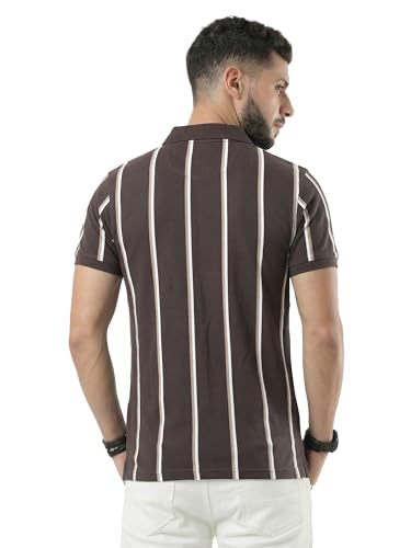 Image of fanideaz Branded Mens Half Sleeve Cotton Striped Polo T-Shirt for Mens || Polo Tshirt for Men || Branded Tshirt for Men