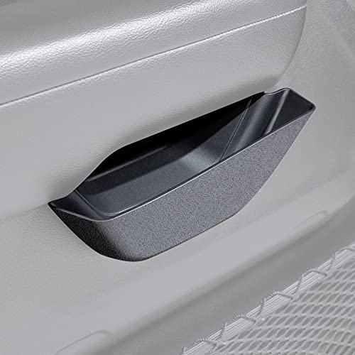 Quadratec Front Door Handle Storage Tray, 2-Pack - Fits Jeep Wrangler JL & Gladiator JT 2018-2022 - Jeep Door Pockets - Jeep Storage Accessories - Interior Storage Organizer Tray - Door Pocket Panels