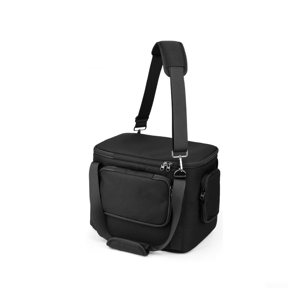 Custodia da viaggio per Jackery Explorer 1000 e 1000 V2 Power Station portatile – Borsa impermeabile in tessuto Oxford con tasche frontali per cavi e accessori – 33