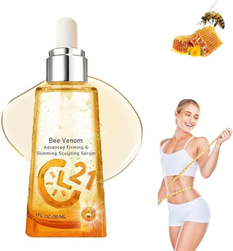 Aceite de veneno de abeja, aceite reafirmante de veneno de abeja, aceite adelgazante con suero de veneno de abeja, suero reafirmante y moldeador adelgazante, gotas de veneno de abeja para el ombligo