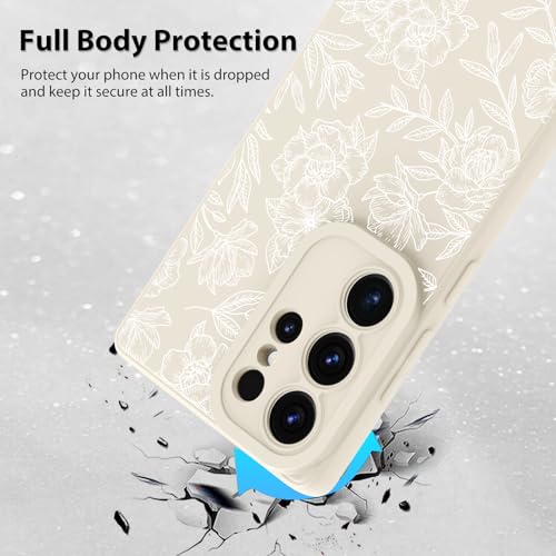 MZELQ for Samsung Galaxy S25 Ultra Case Rose -White by MZELQ - Used condition - Image 2